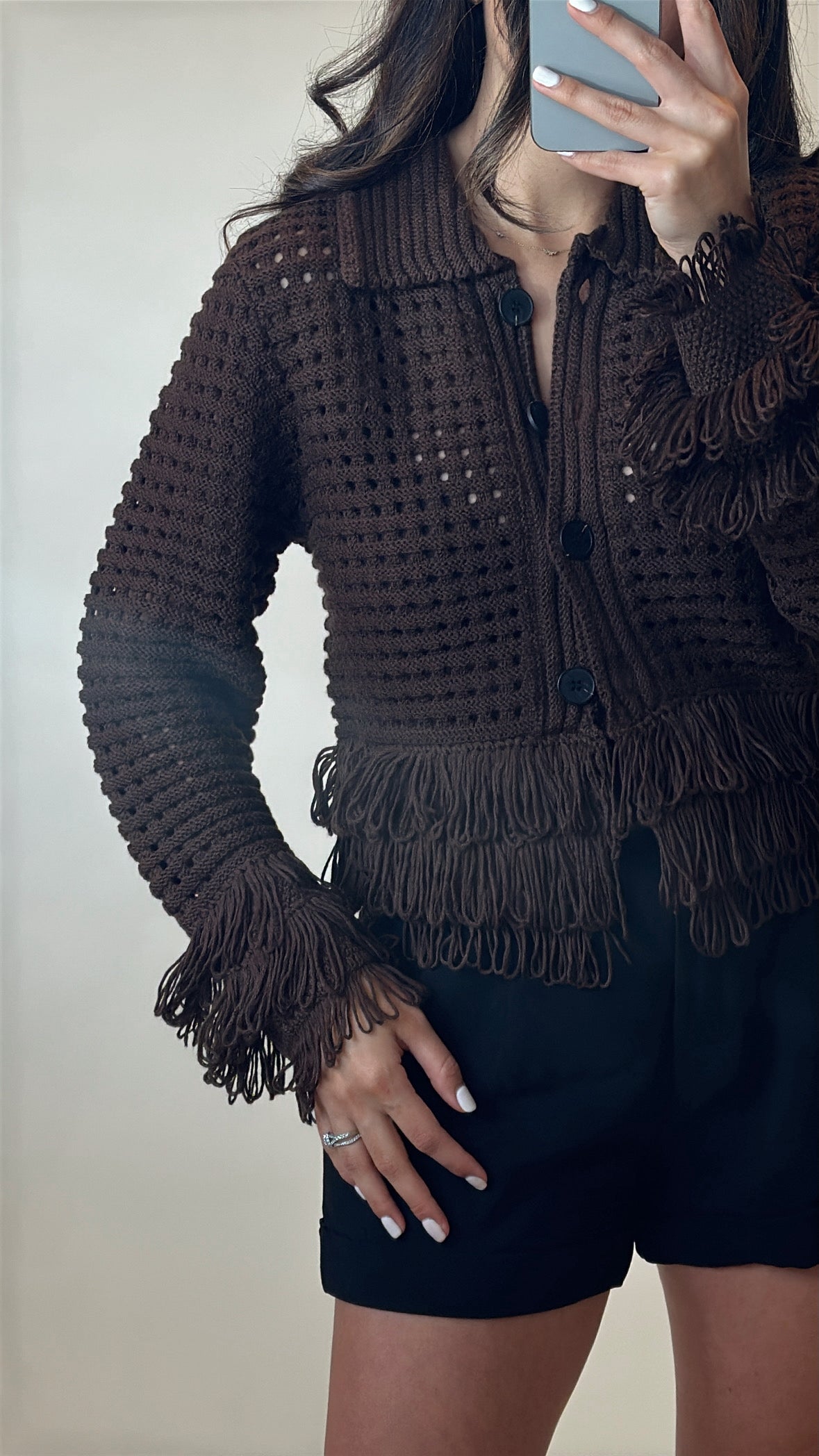 Margaux Fringe Cardigan
