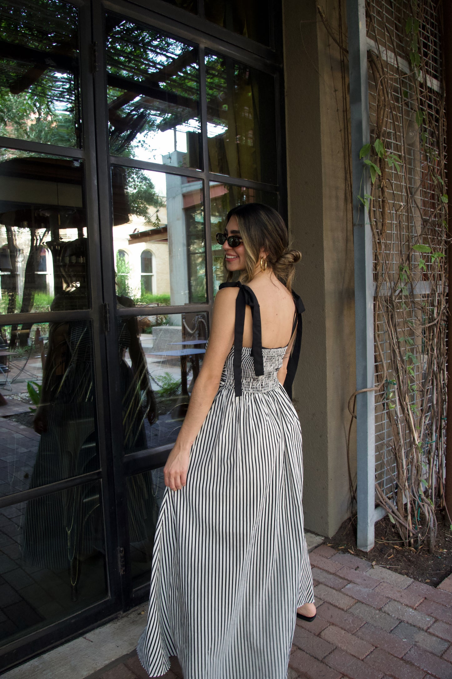 Zoe Striped Maxi Dress
