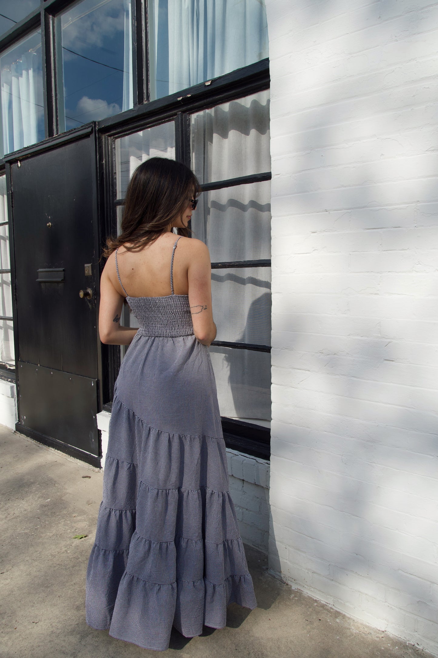 Gingham Love Maxi Dress