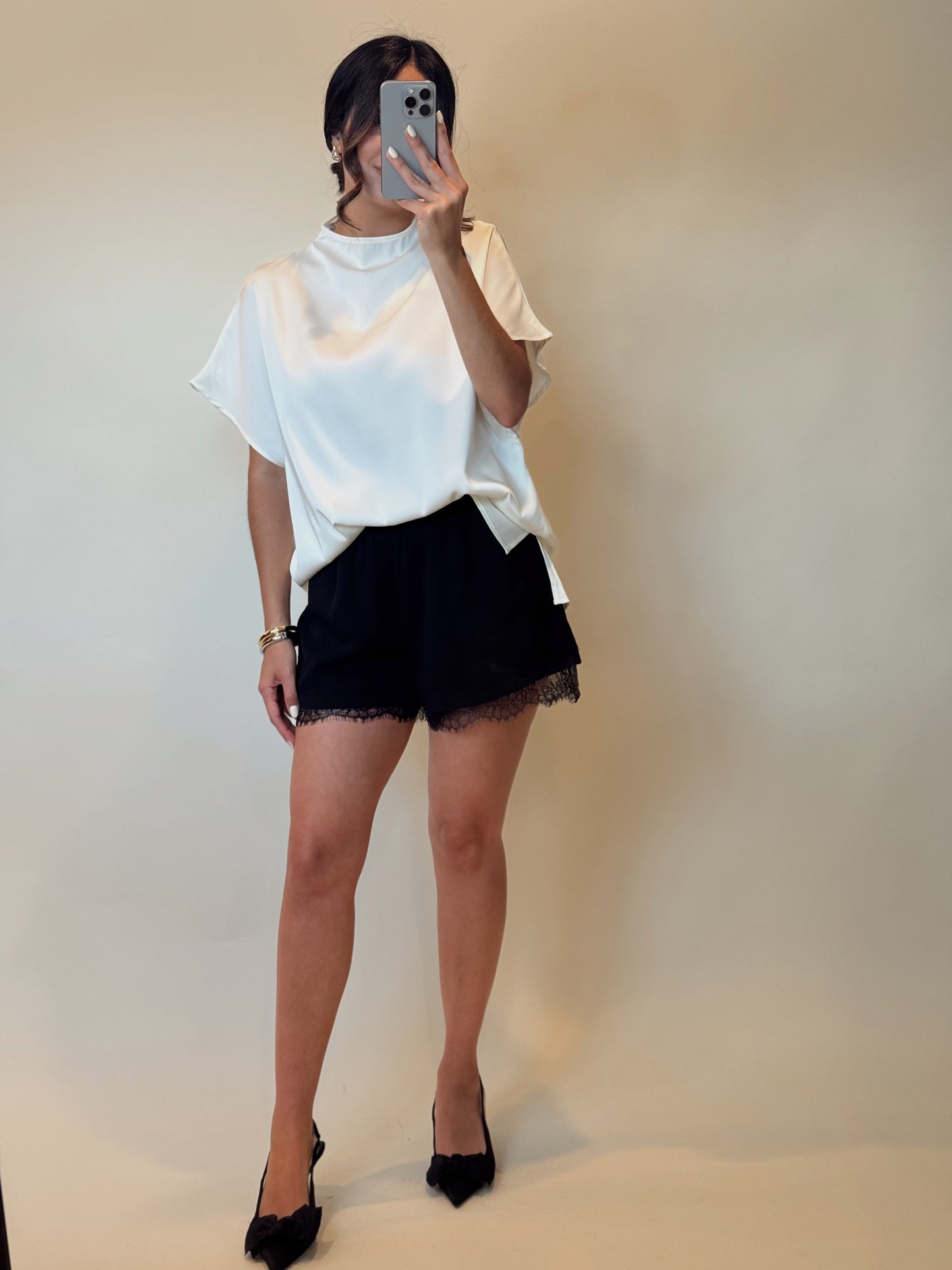 Clara Satin Top