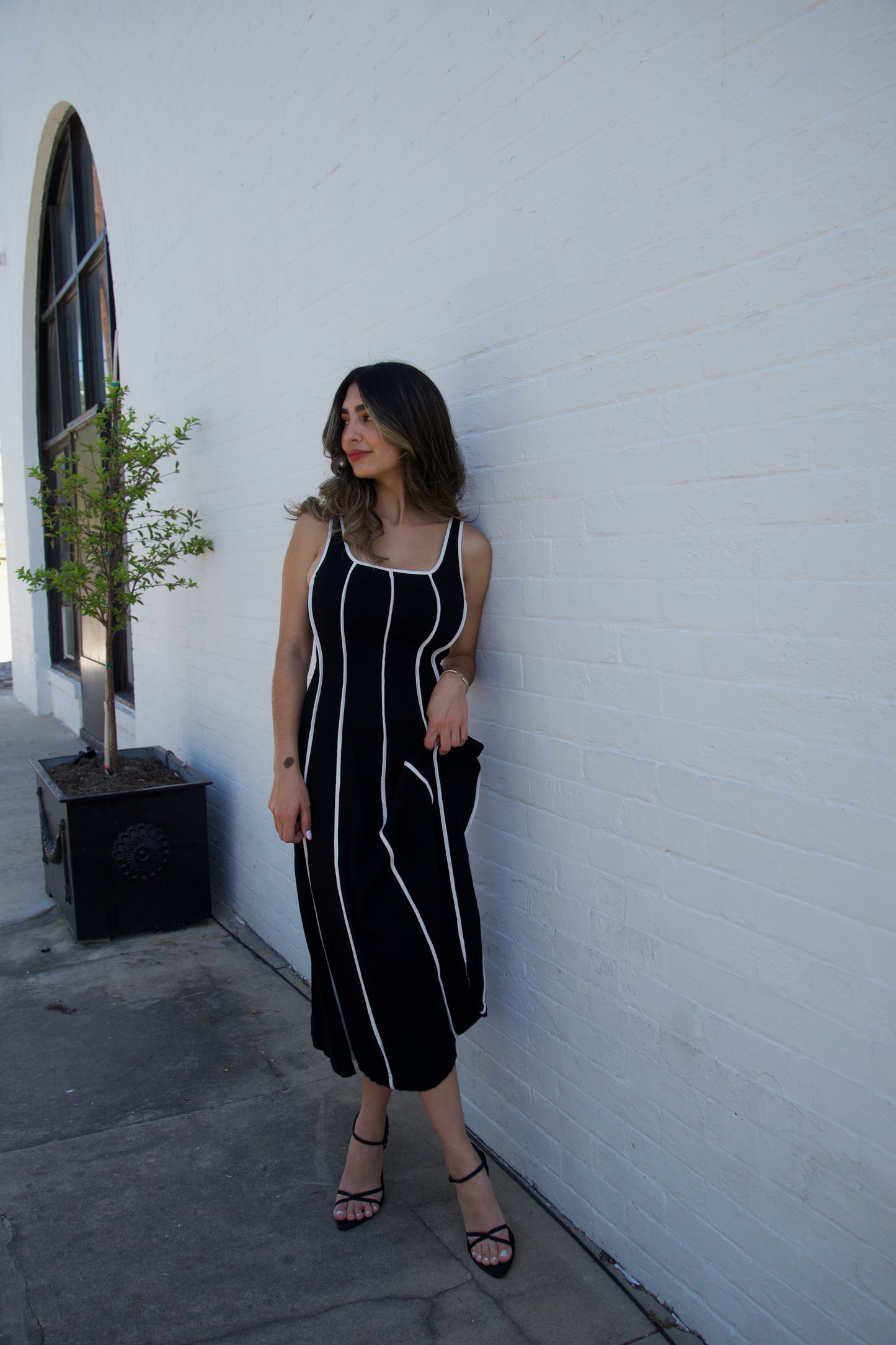 Falling For You Midi Dress