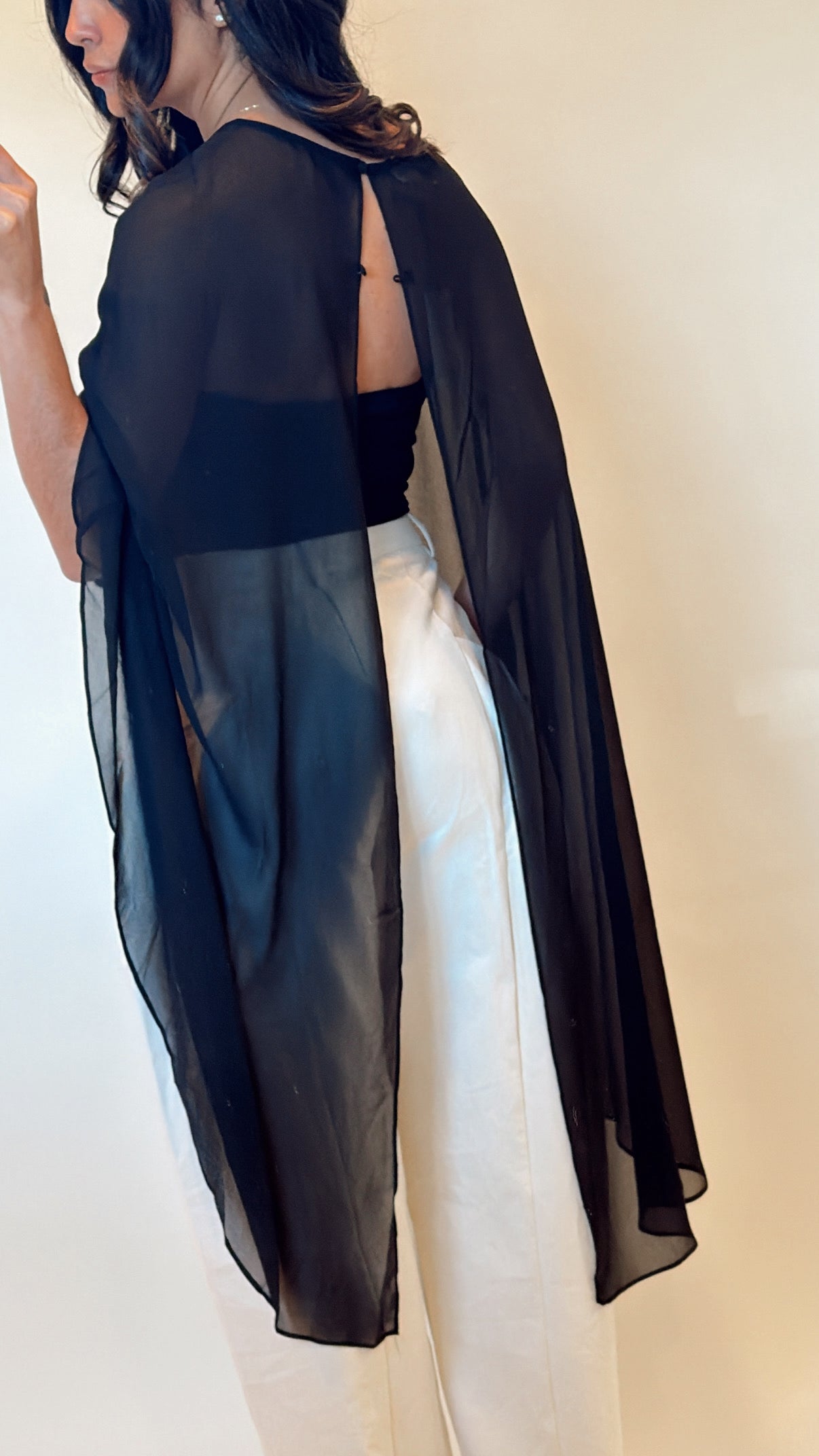 Soft Woven Layer Cape