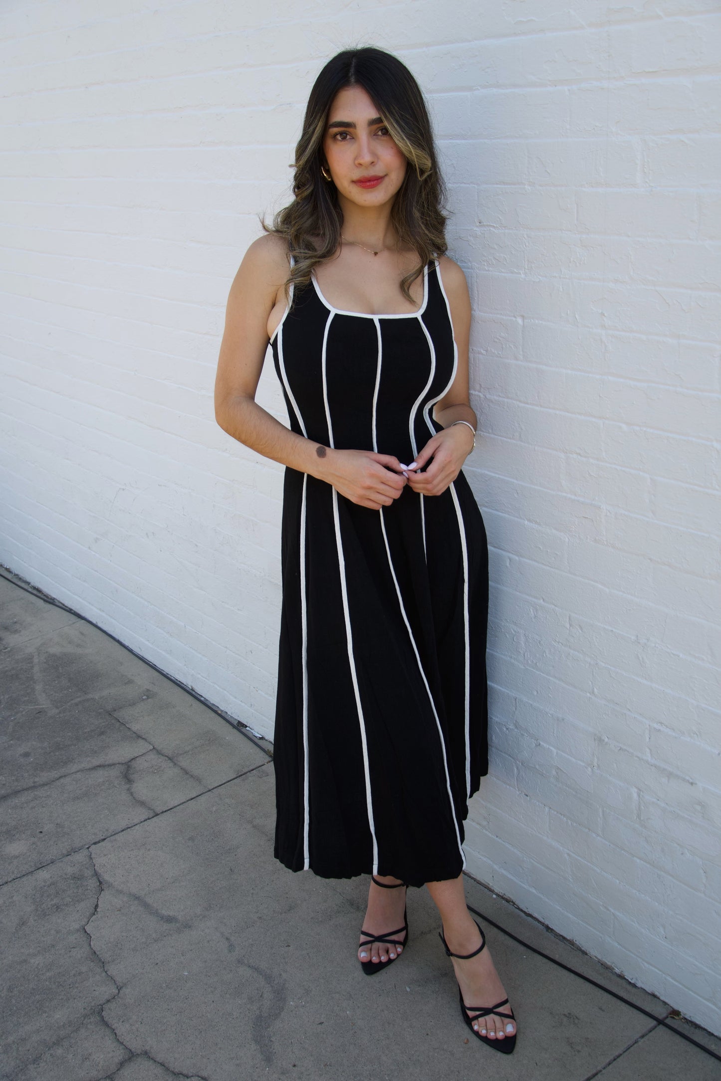 Falling For You Midi Dress