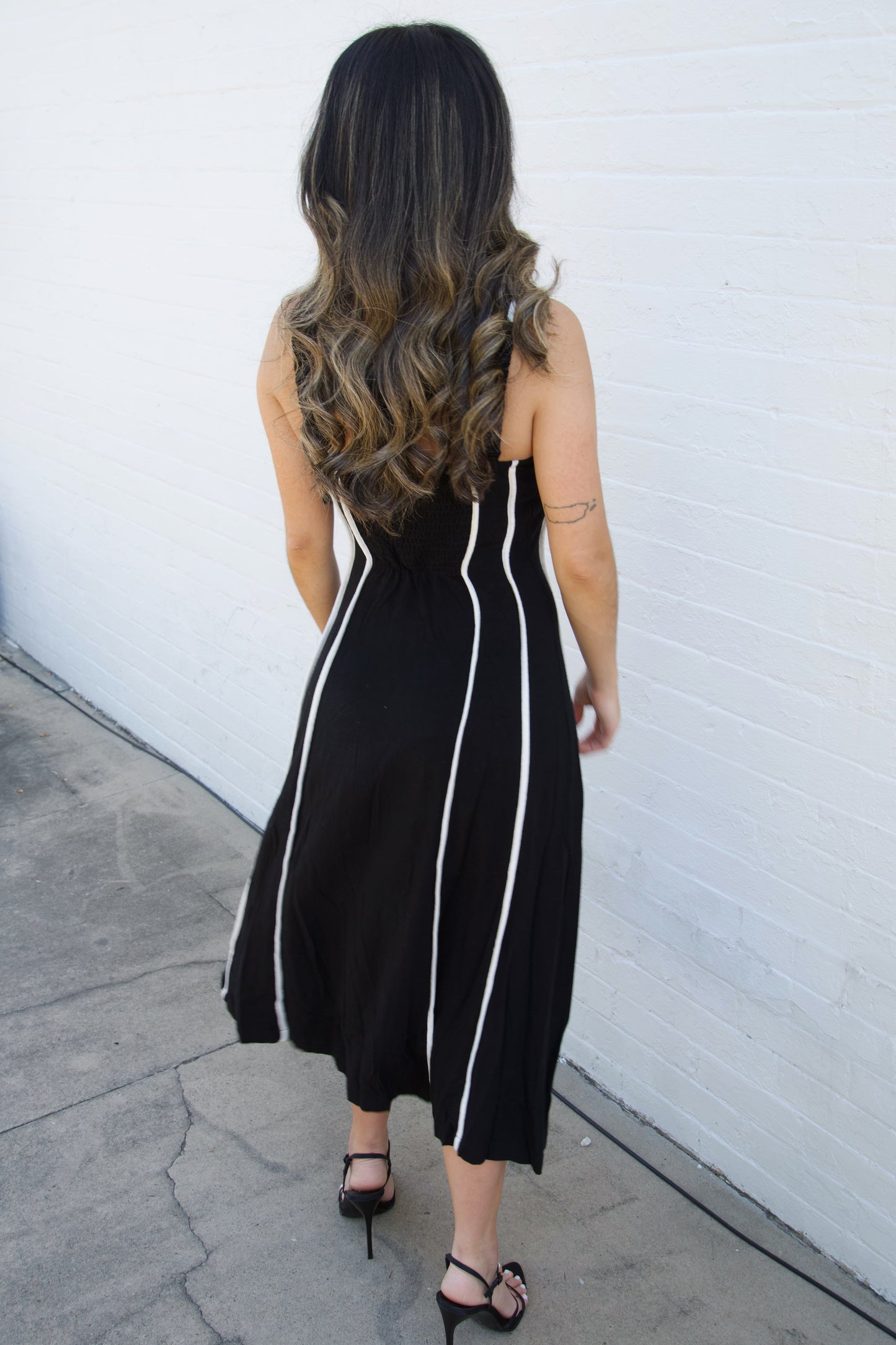 Falling For You Midi Dress