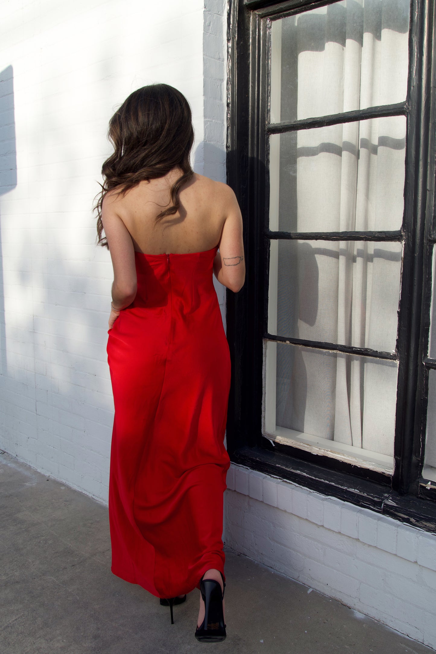 Lady in Red Maxi Dress