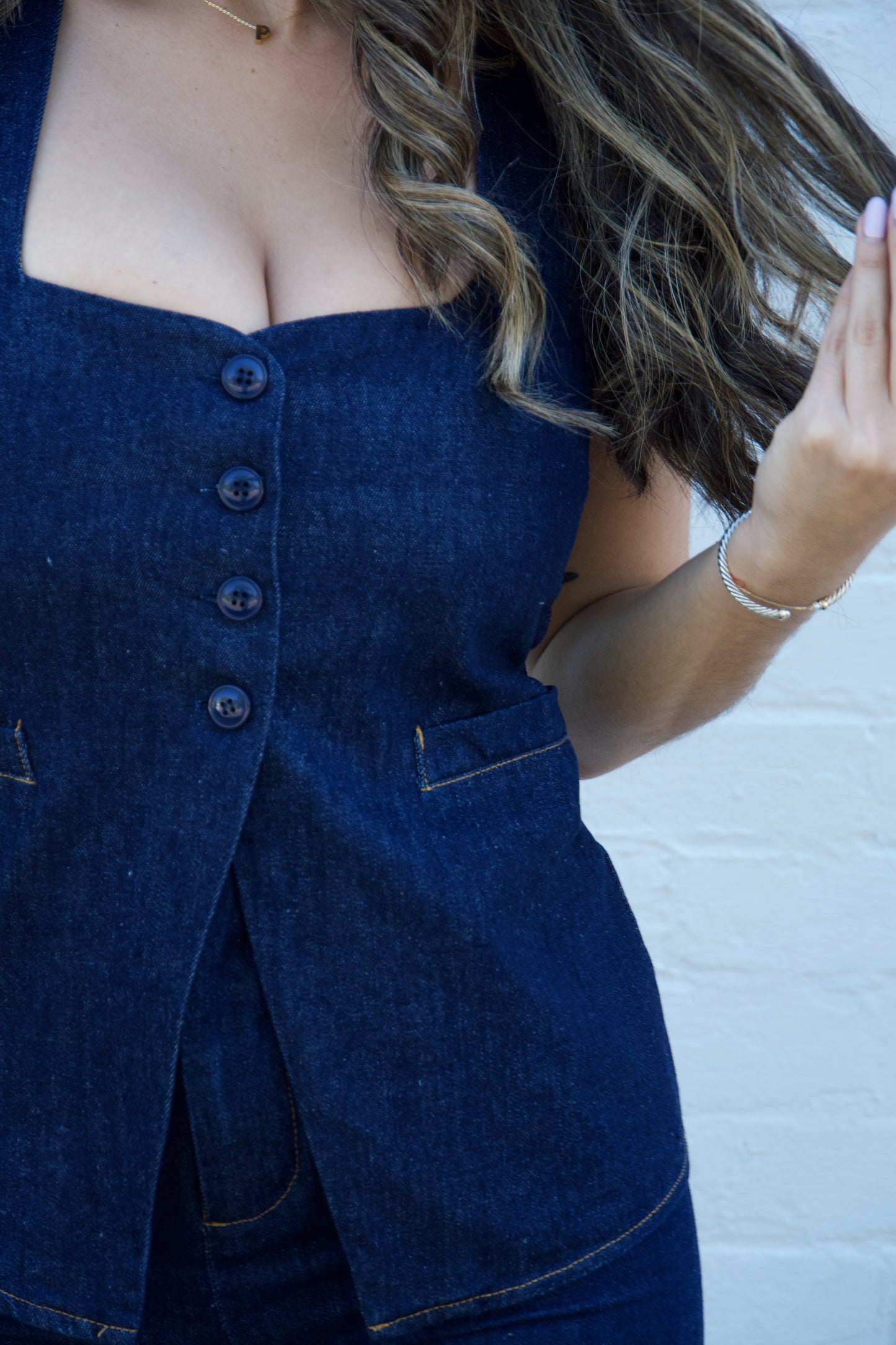 Ellen Denim Top