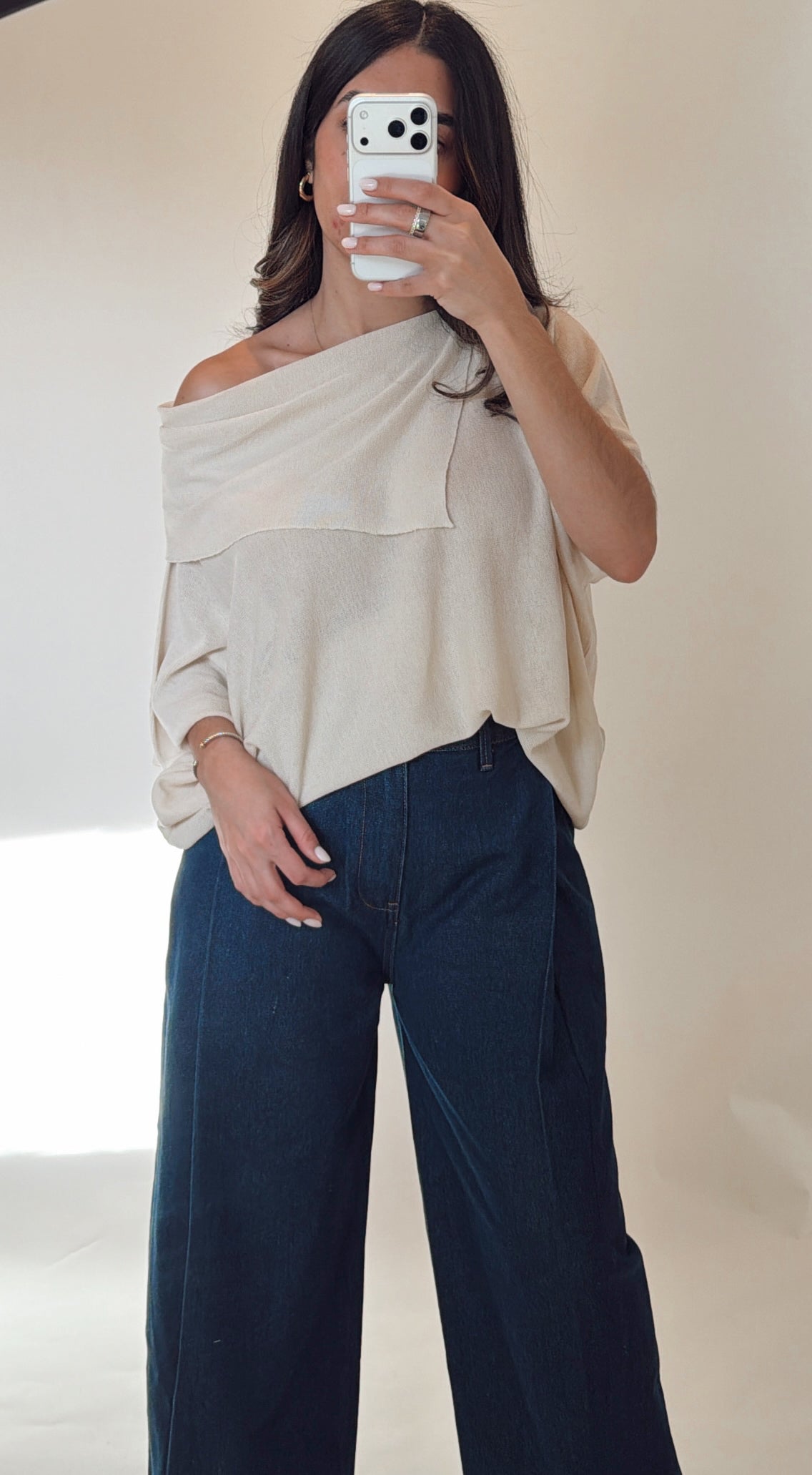 Soft Drape Asymmetric Top