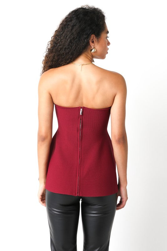 Judy Structured Knit Top