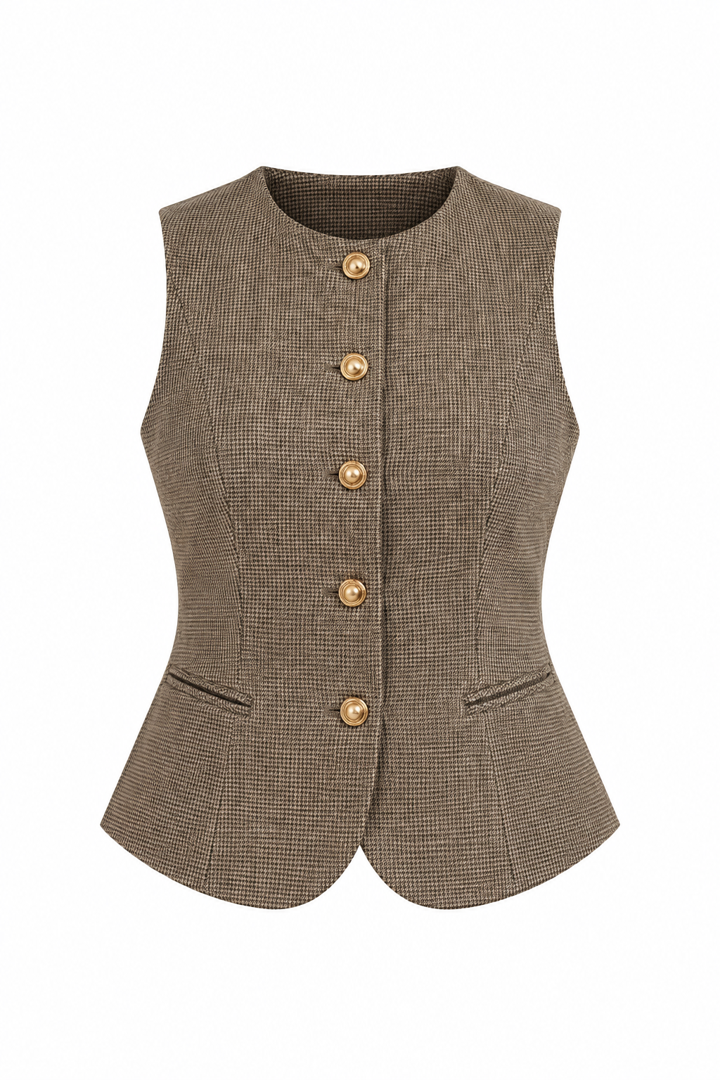 Harper Check Vest