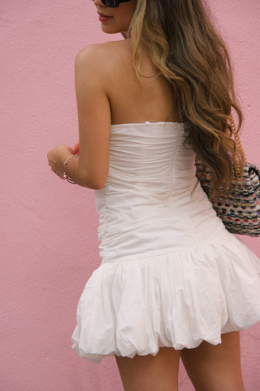 Blushing Bride Mini Dress