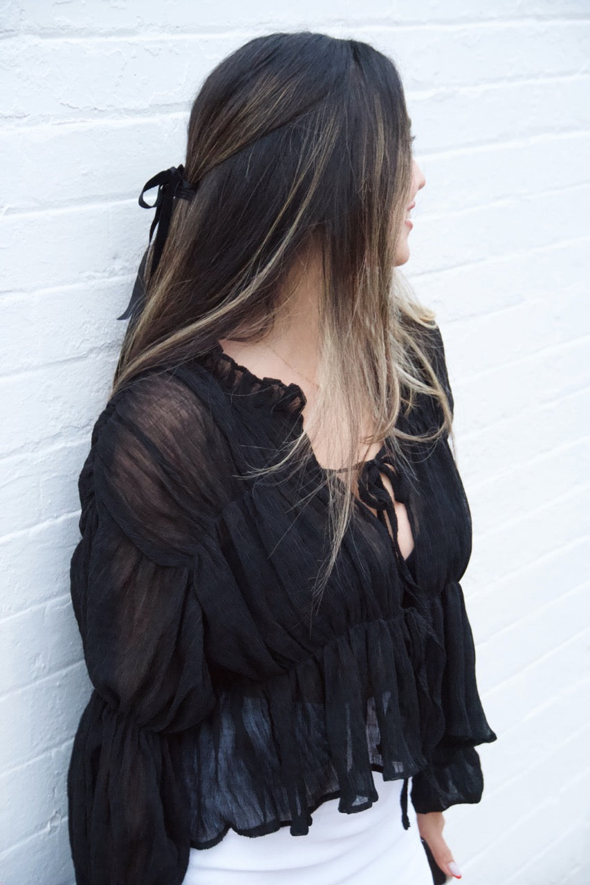 Ceci Sheer Top