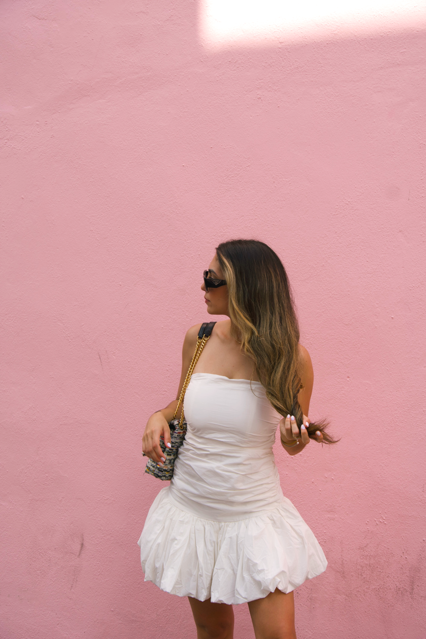 Blushing Bride Mini Dress