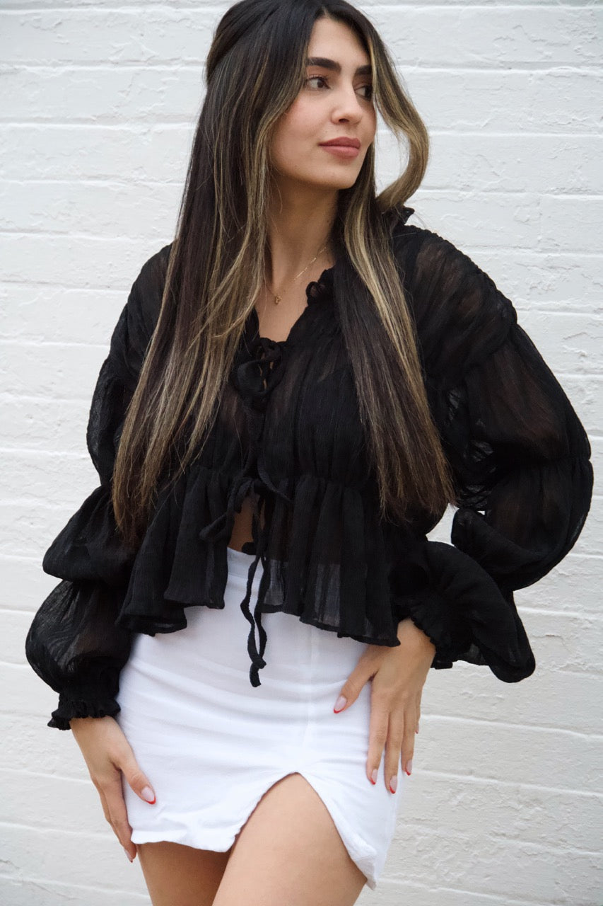 Ceci Sheer Top