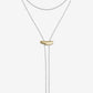 Two Tone Bolo Necklace