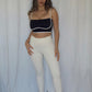Ivory High-Rise Leggings