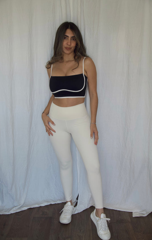 Ivory High-Rise Leggings