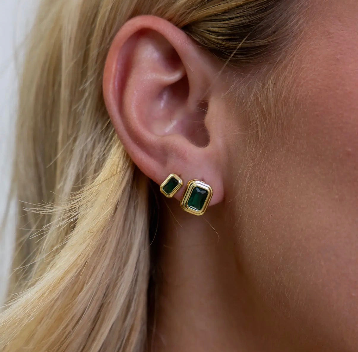 Emerald Studs