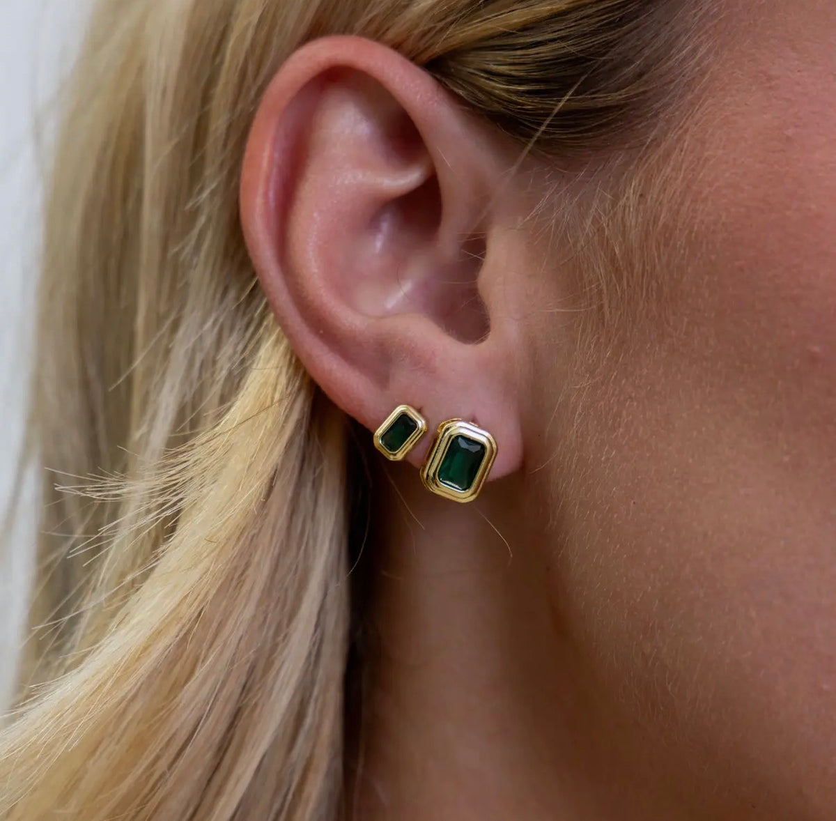 Emerald Studs