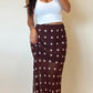 Polka Dot Maxi Skirt