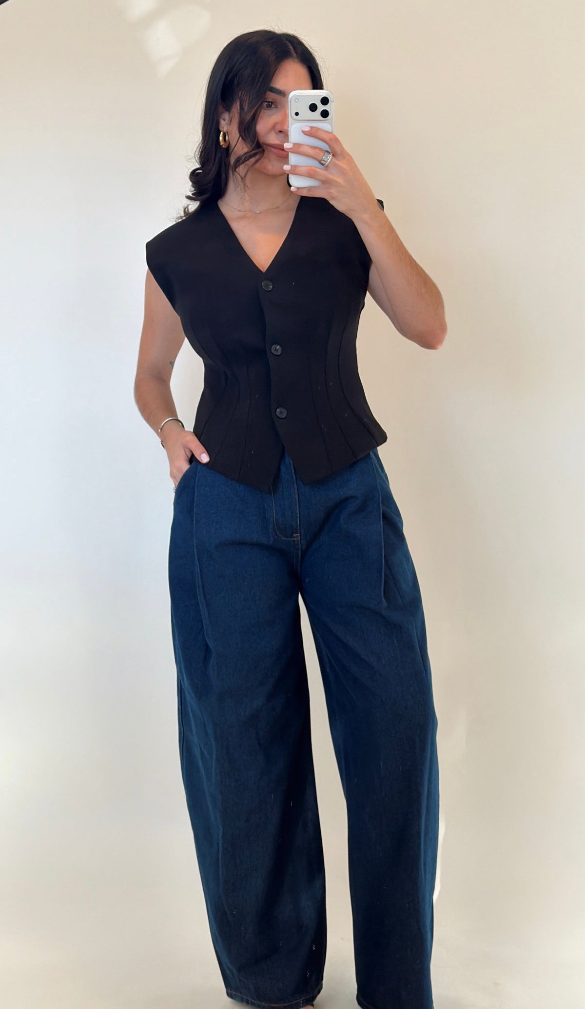Bossy Black Vest