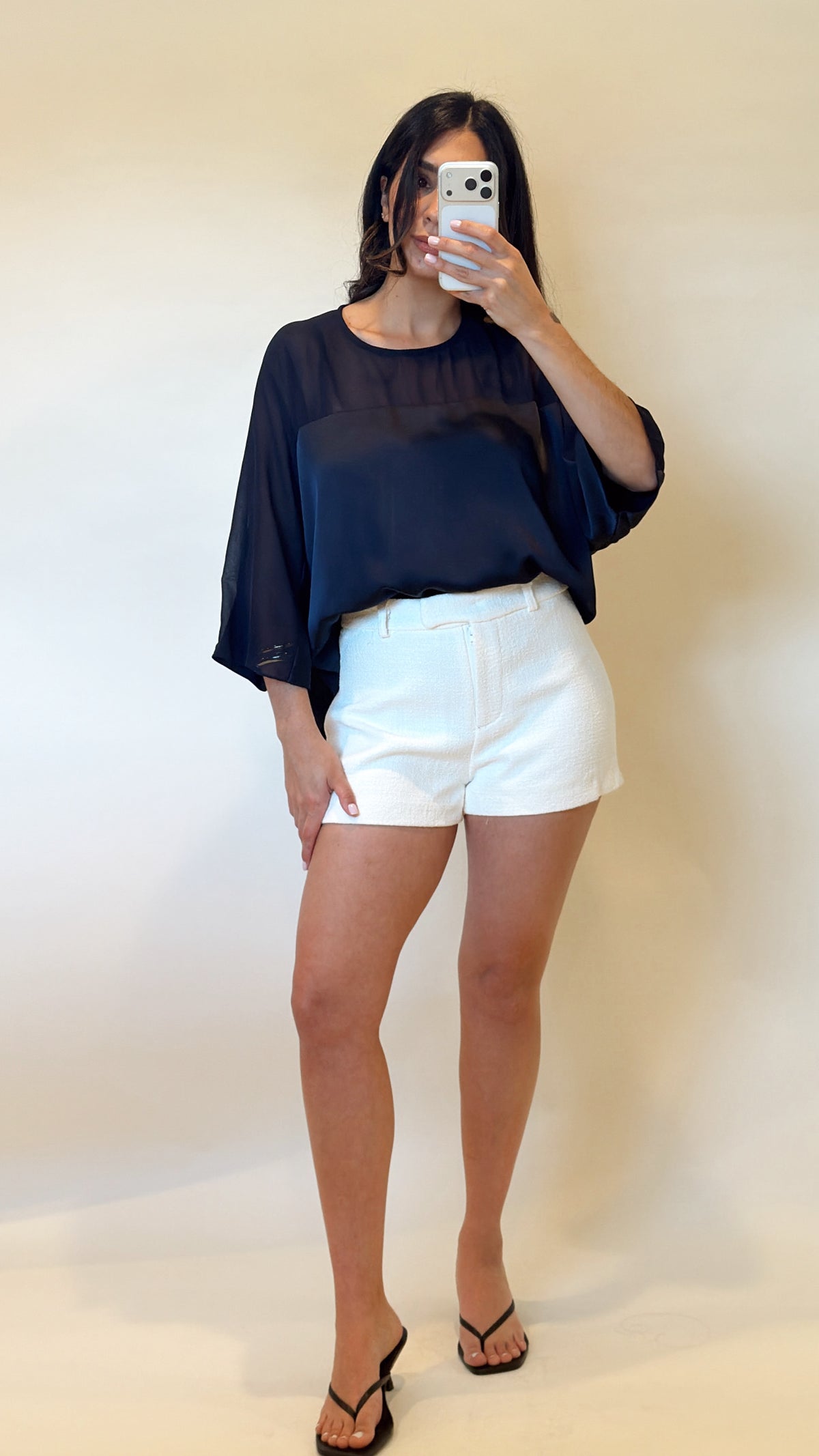 Classic White Shorts