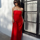 Lady in Red Maxi Dress
