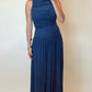 Boat Neck Sleeveless Maxi