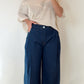 Modern Pleat Denim Pants