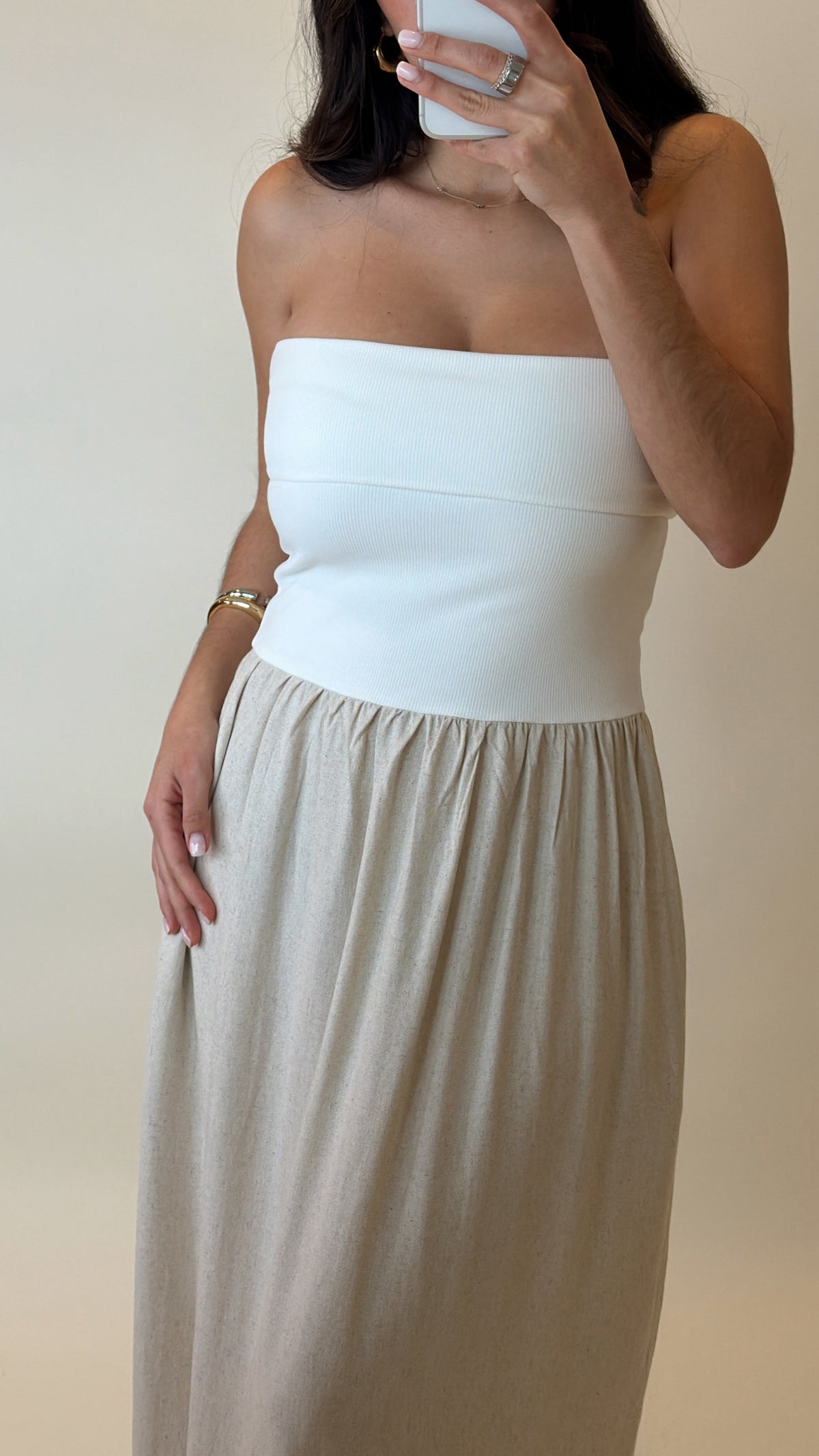Elise Linen Maxi Dress