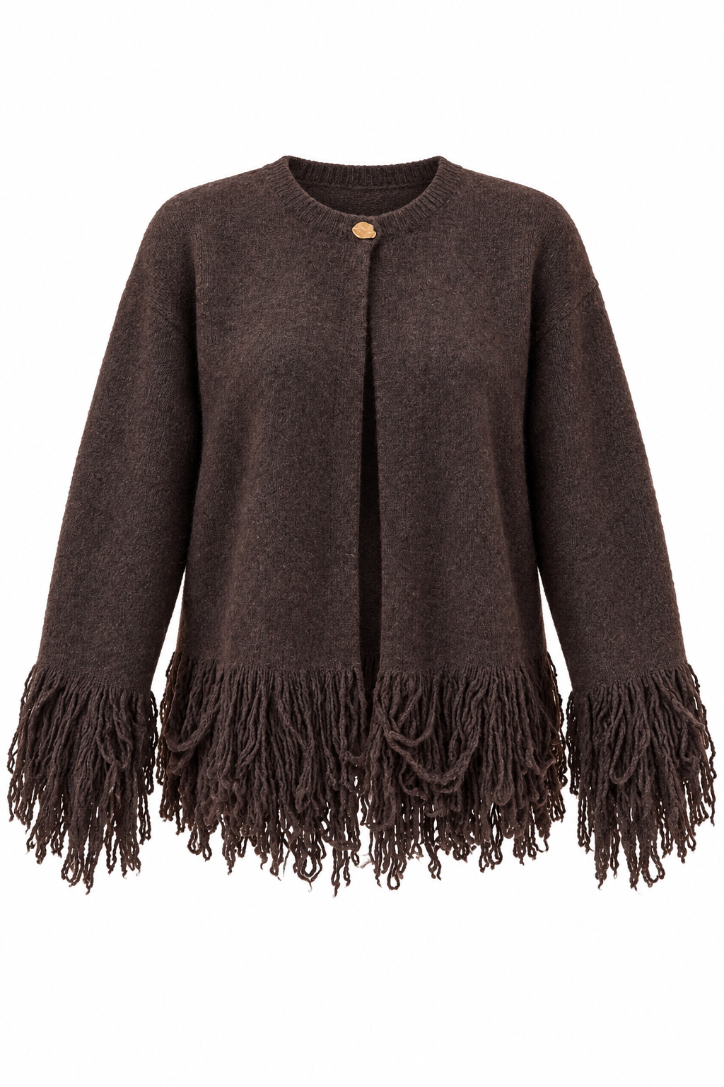 Fringe Knit Cardigan