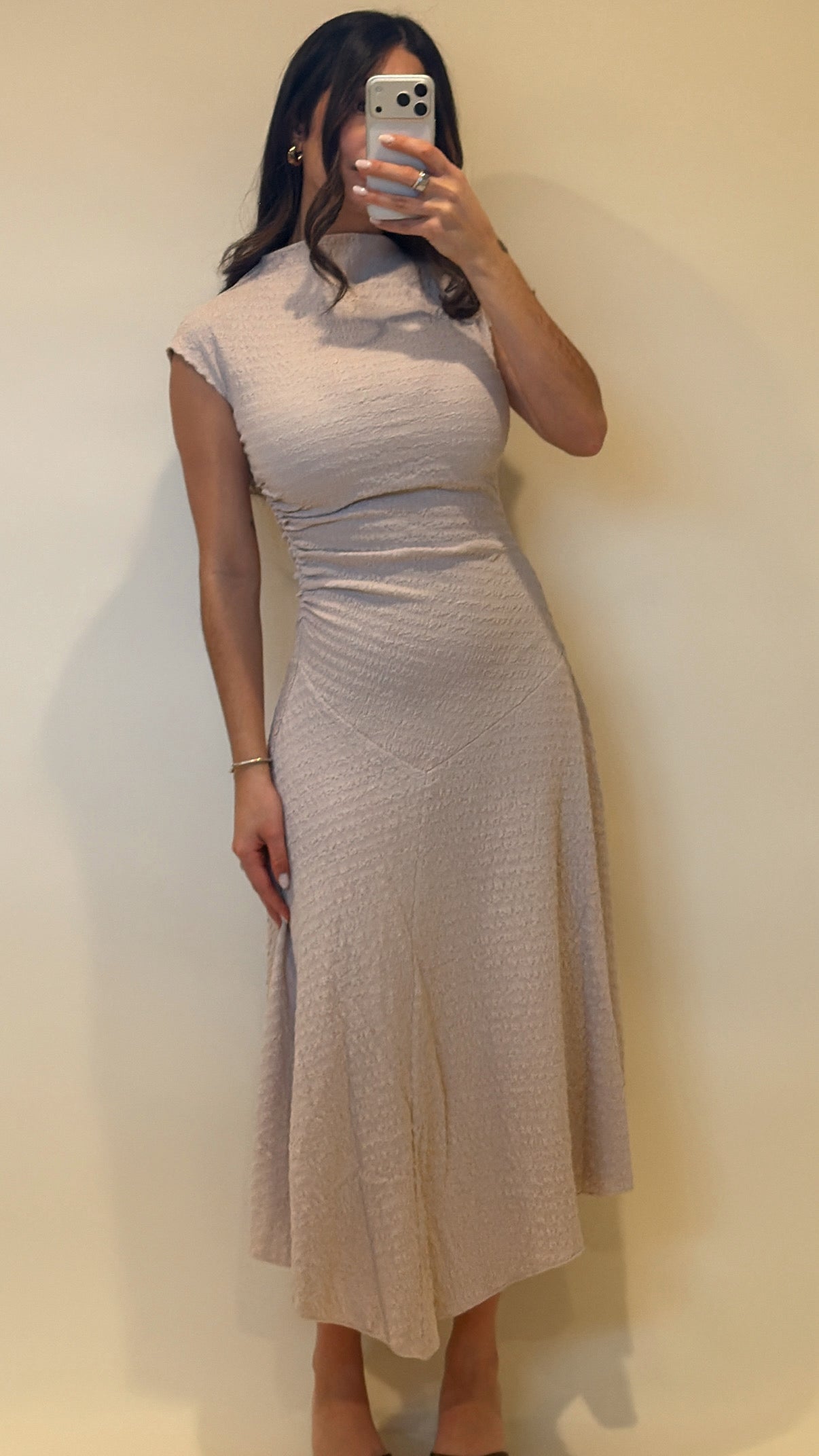 Élan Cap Sleeve Midi Dress
