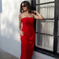 Lady in Red Maxi Dress