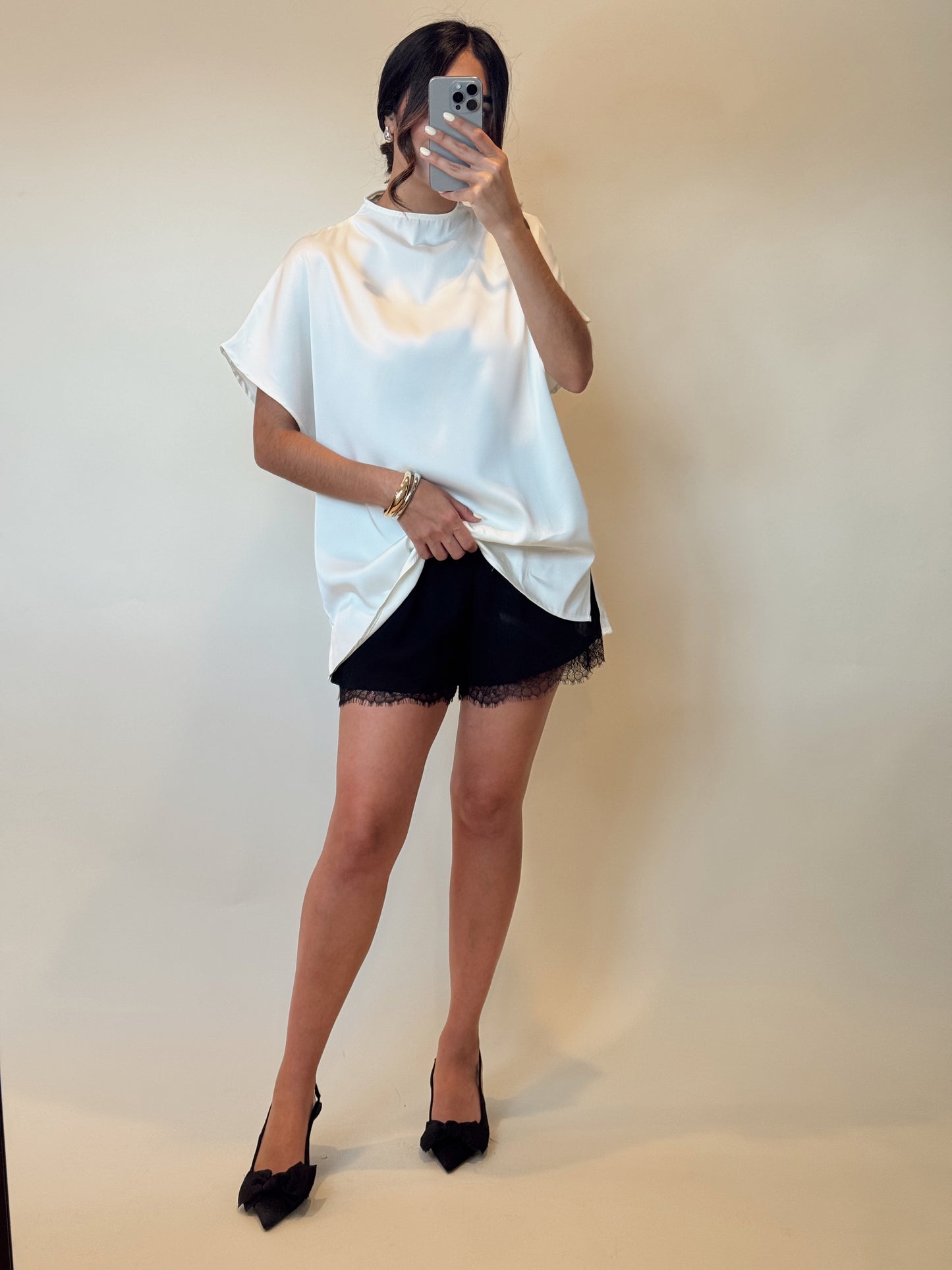 Clara Satin Top