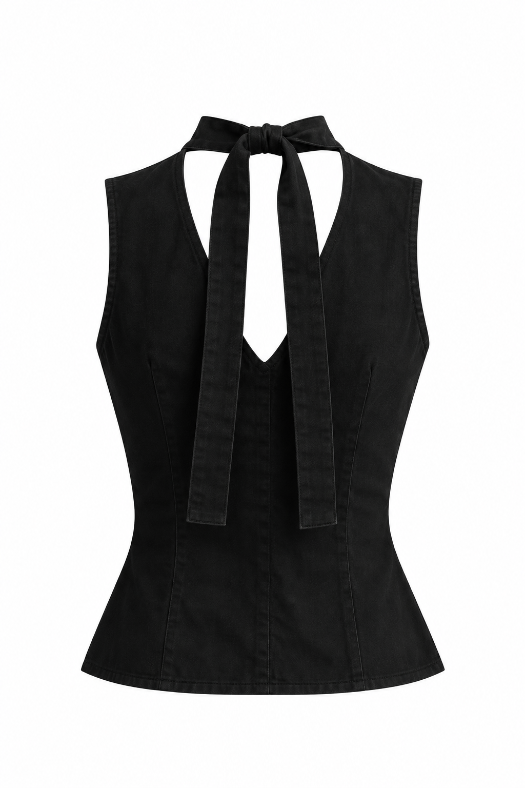 Denim Halter Top