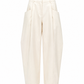Cotton Barrel-Leg Trousers