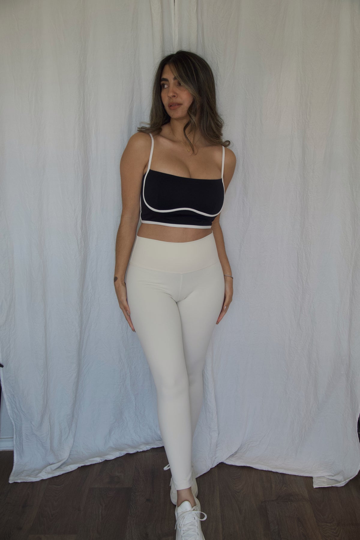 Ivory High-Rise Leggings- FINAL SALE