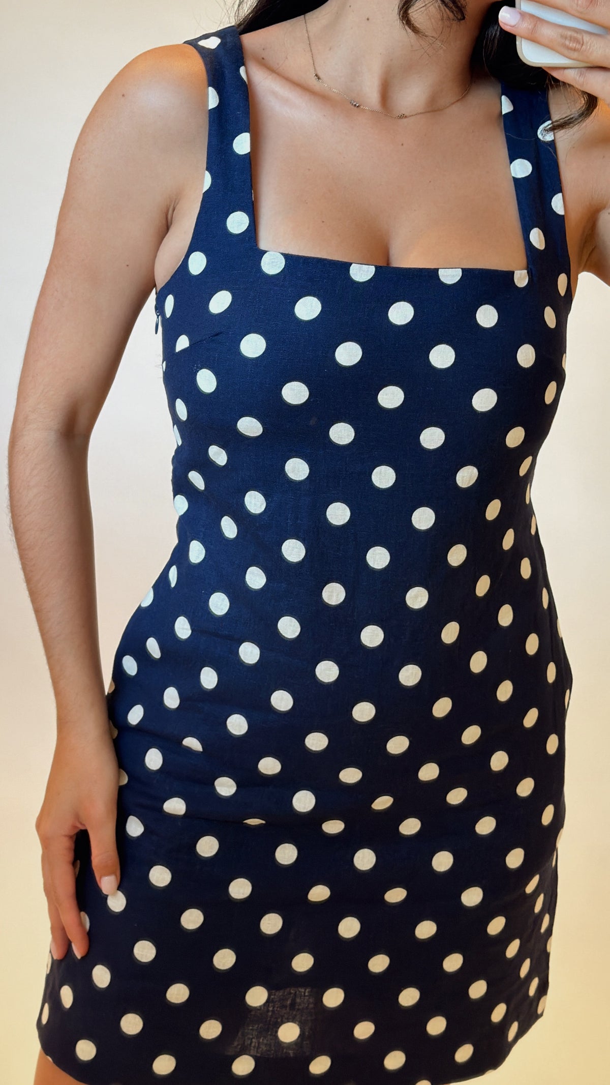 Nora Polka Dot Mini Dress