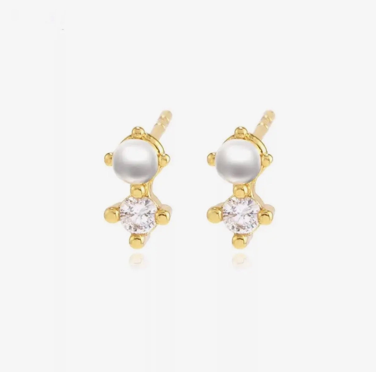 Tiny Pearl Studs