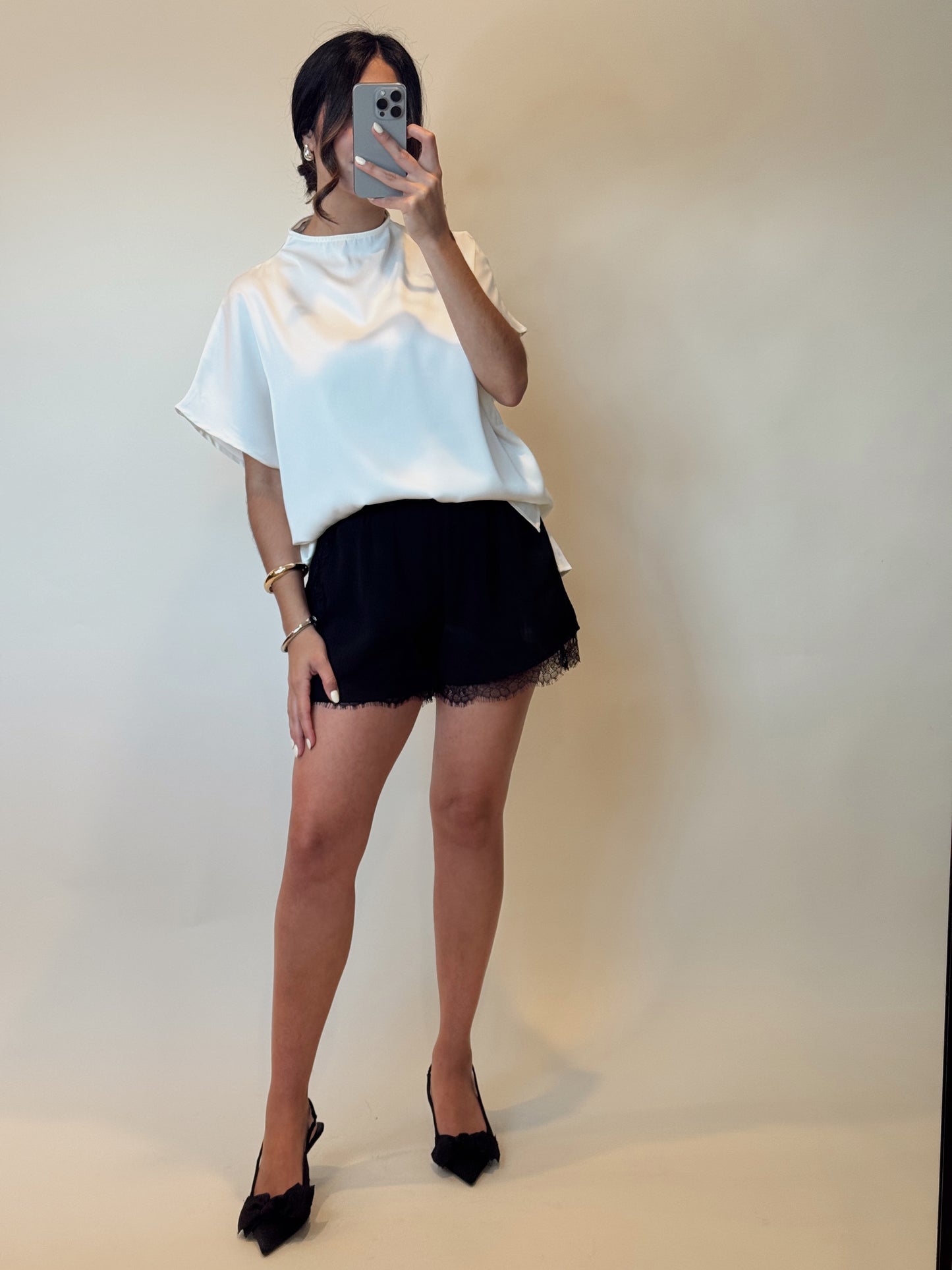 Clara Satin Top