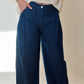 Modern Pleat Denim Pants