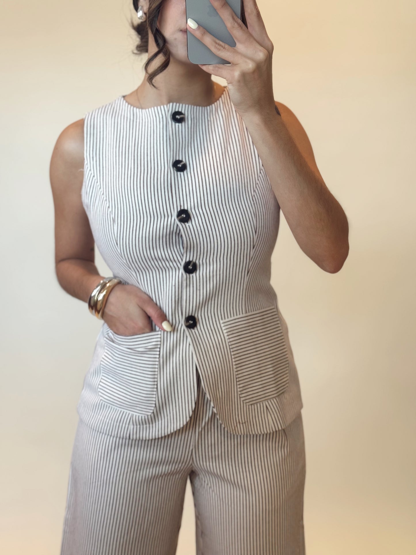 Striped Vest