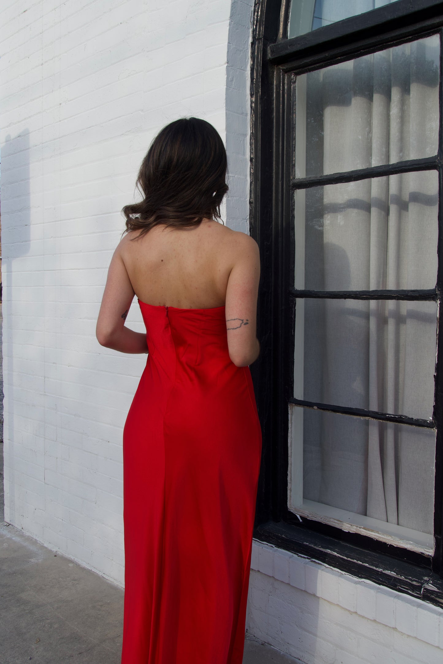 Lady in Red Maxi Dress