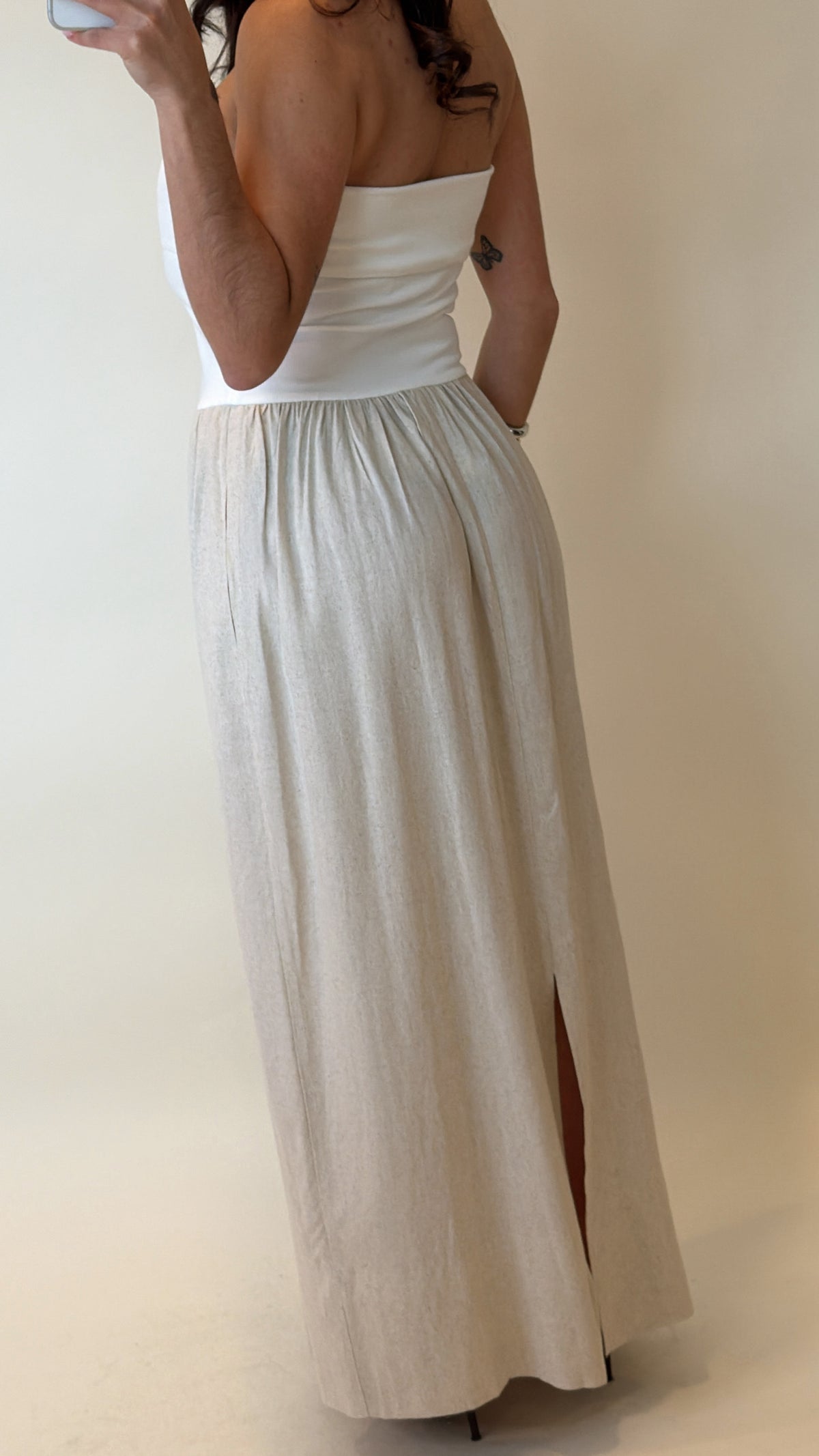 Elise Linen Maxi Dress