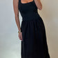 Bustier Top Ballon Midi Dress-FINAL SALE