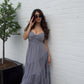 Gingham Love Maxi Dress