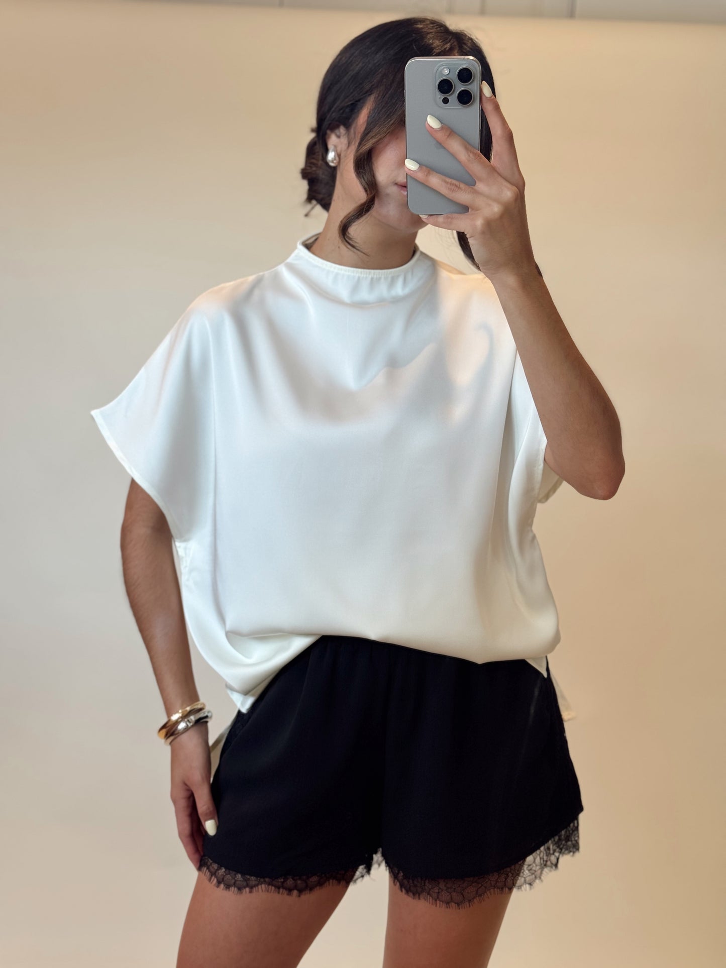 Clara Satin Top