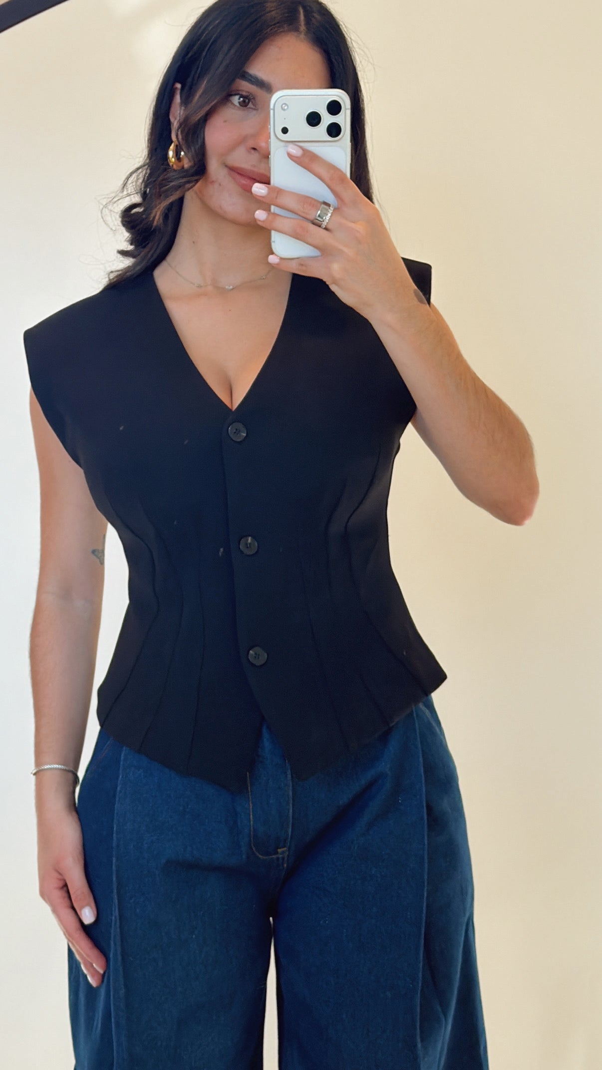 Bossy Black Vest