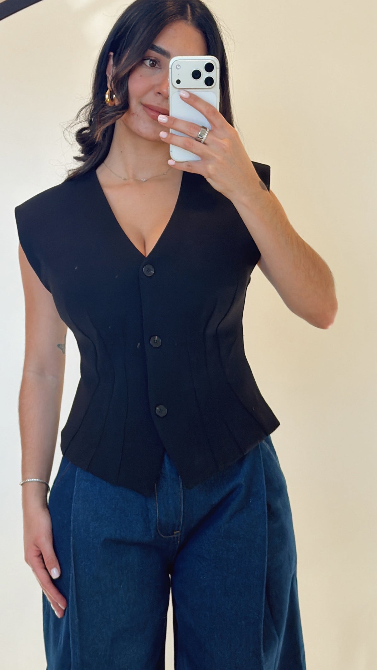 Bossy Black Vest