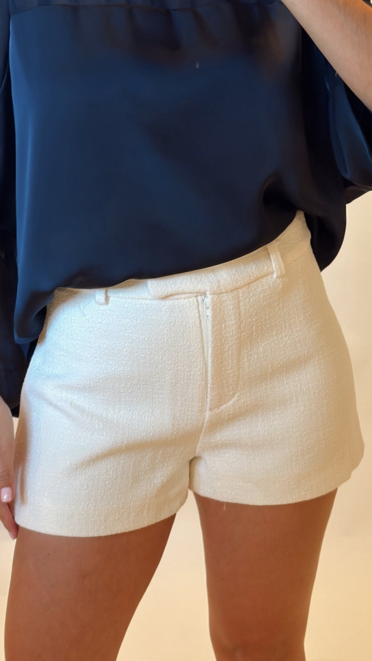 Classic White Shorts