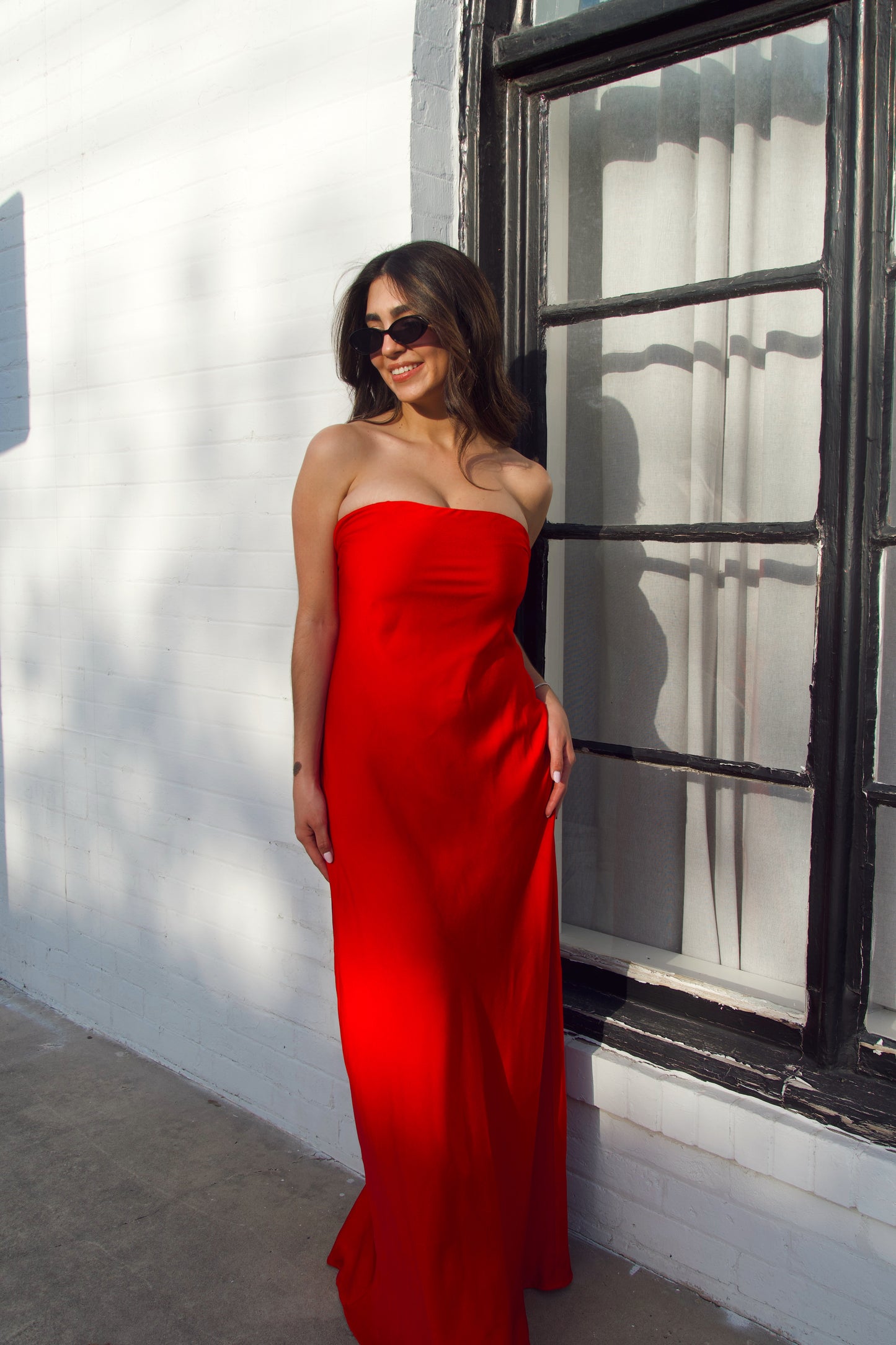 Lady in Red Maxi Dress